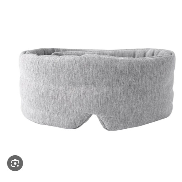 Cotton Sleep Mask With Dust Bag Gray - Picture 4 of 10